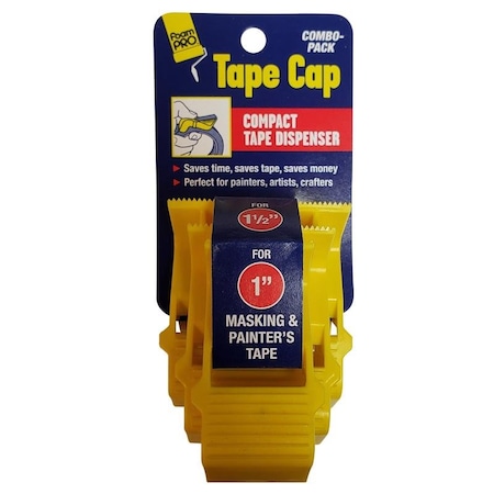 Foampro Foam Pro Tape Cap 1 and1.5 and 2 in. W Tape Dispenser 3 pk 149